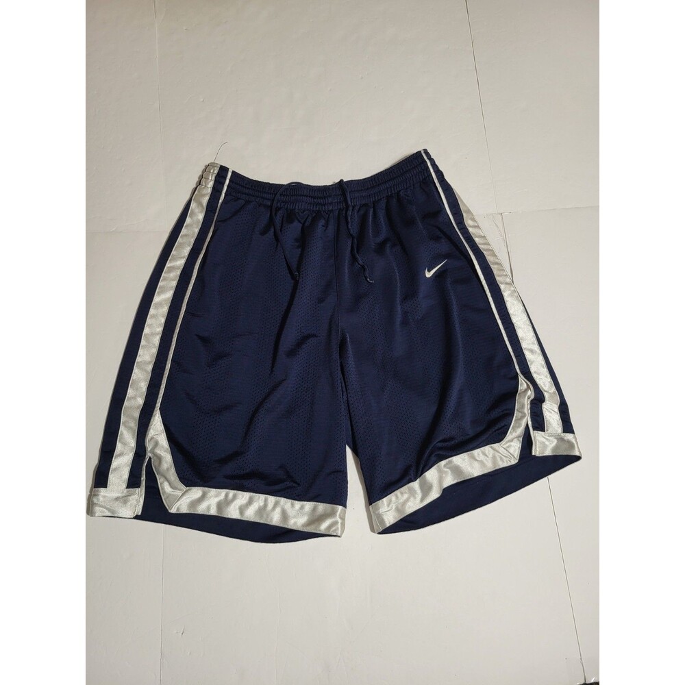 Nike Basketball Shorts Men’s Size Men XL Vintage Blue White Trim Drawstring Y2K